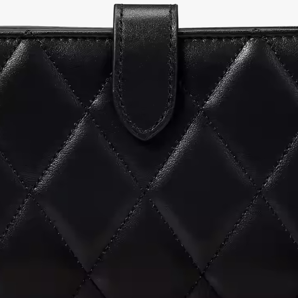 Kate Spade Carey Medium Compact Bifold Wallet Quilted Leather 5.6" x 3.6” x 1.2" - Picture 7 of 15